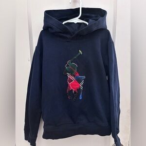 Polo by Ralph Lauren Navy boys fleece hoodie
